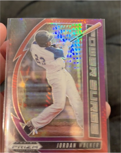 2020 Panini Prizm Draft Picks Power Surge #PDP169 Jordan Walker — front