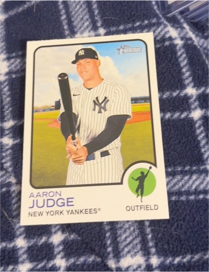 2022 Topps Heritage #44 Aaron Judge — front