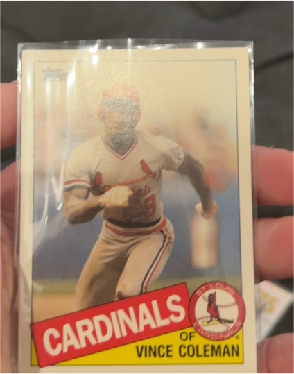 1985 Topps Traded #24T Vince Coleman — front