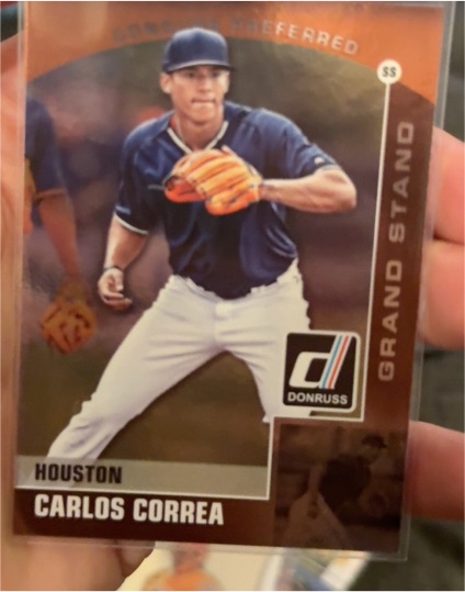 2015 Donruss Preferred Grand Stand #38 Carlos Correa — front