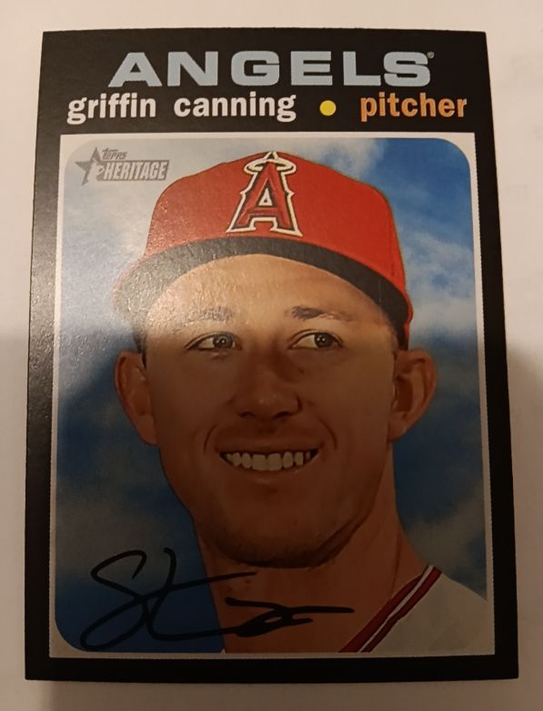 2020 Topps Heritage #214 Griffin Canning — front