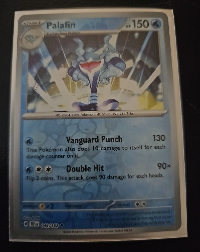 2024 Pokémon Scarlet & Violet Temporal Forces #049 Palafin — front