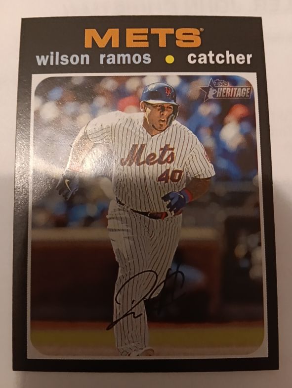 2020 Topps Heritage #278 Wilson Ramos — front