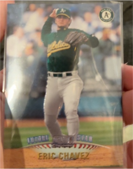 1999 Stadium Club #166 Eric Chavez — front