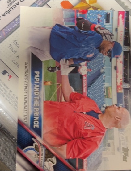 2016 Topps #126 Papi And The Prince (David Ortiz / Albert Pujols) — front