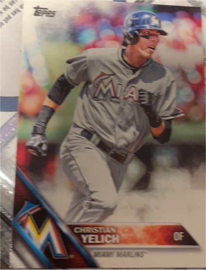 2016 Topps #223 Christian Yelich — front