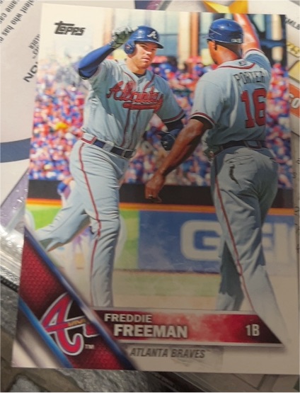2016 Topps #241 Freddie Freeman — front