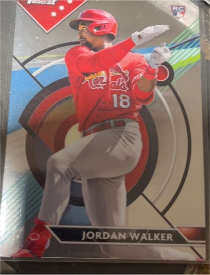 2023 Topps Finest #60 Jordan Walker — front