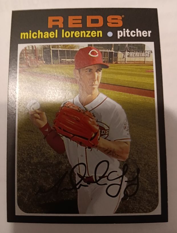 2020 Topps Heritage #242 Michael Lorenzen — front
