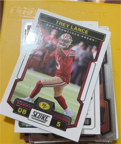 2023 Panini Score Football #172 Trey Lance — front