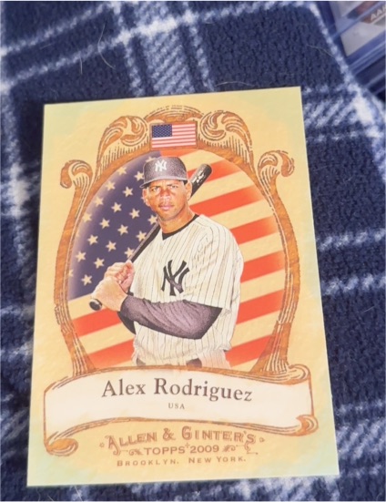 2009 Topps Allen & Ginter National Pride #NP75 Alex Rodriguez — front