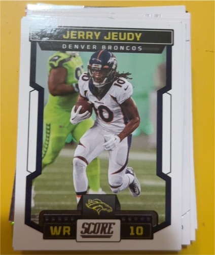 2023 Panini Score #71 Jerry Jeudy — front