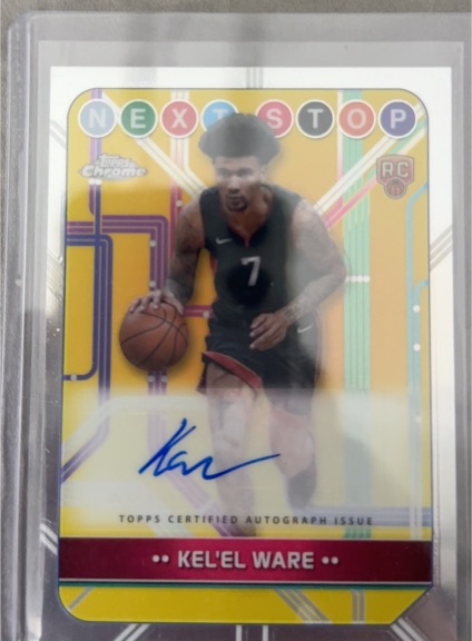 2024-25 Topps Chrome #NSS-KW Kel'el Ware Next Stop Signatures — front