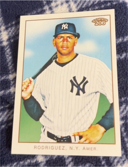 2009 Topps 206 #90 Alex Rodriguez — front