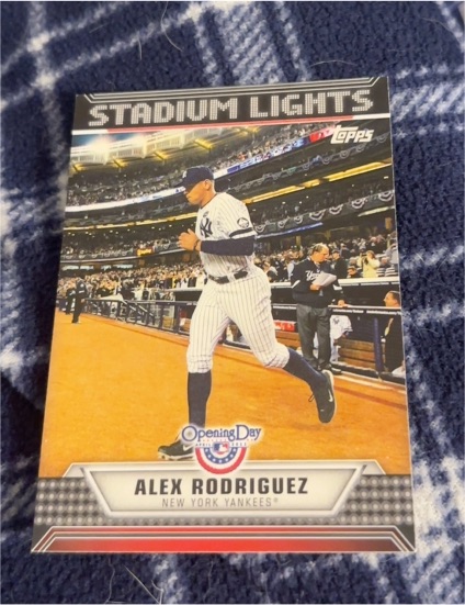 2011 Topps Opening Day Stadium Lights #UL4 Alex Rodriguez — front
