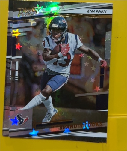 2022 Panini Prestige #117 Brandin Cooks Xtra Points Astral — front