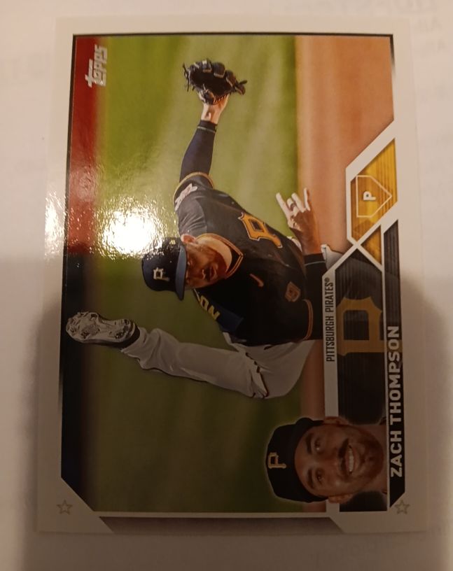 2023 Topps #2 Zach Thompson — front