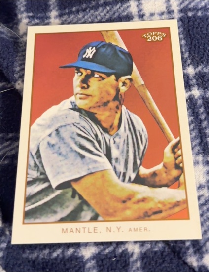 2009 Topps 206 #206 Mickey Mantle — front