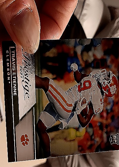 2021 Prestige #9 Travis Etienne — front