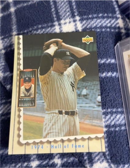 1994 Upper Deck #71 Mickey Mantle Baseball Heroes — front