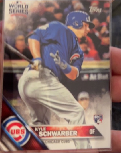 2016 Topps World Series Champions #WS-24 Kyle Schwarber — front