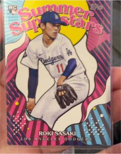 2025 Topps Series 2 #SS-41 Roki Sasaki Summer Superstars RC — front