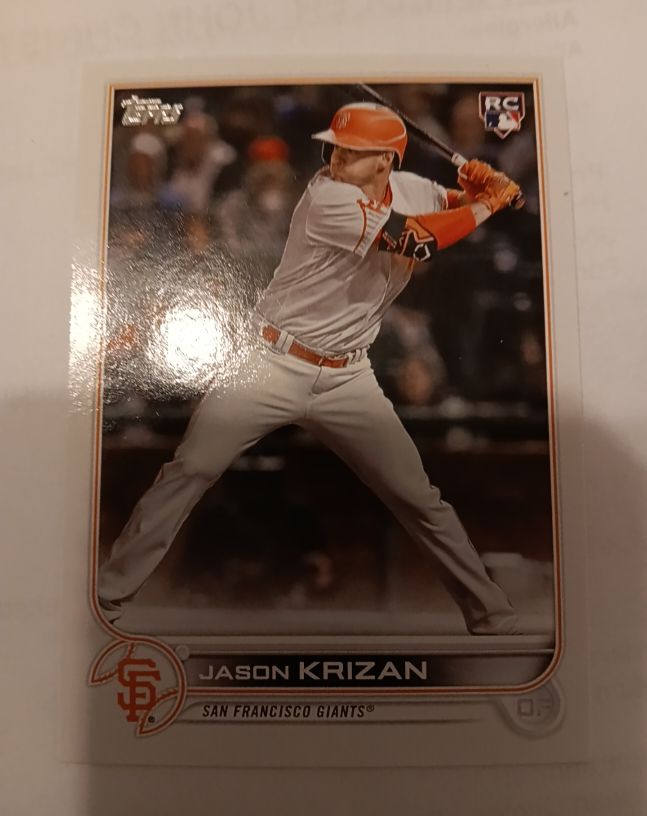 2022 Topps Update #US65 Jason Krizan — front