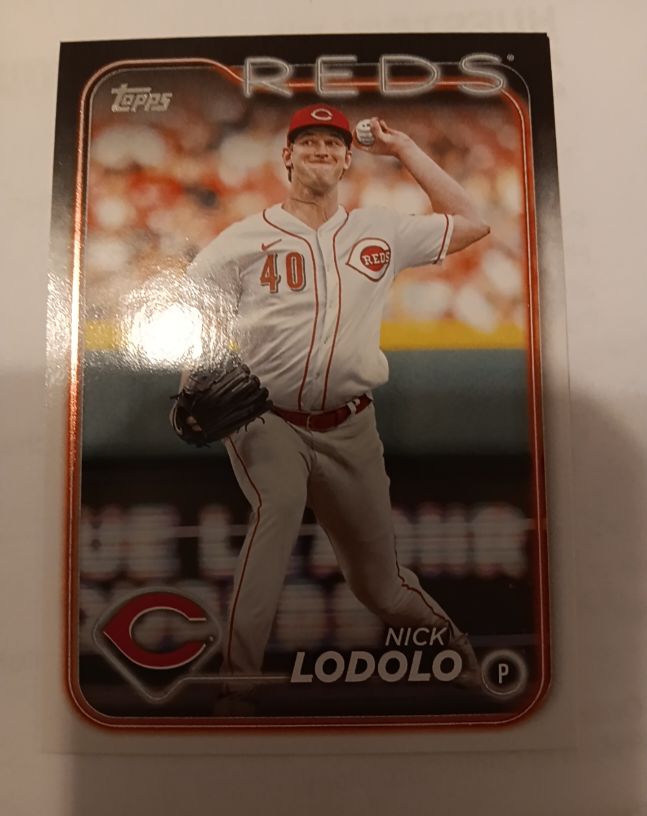2024 Topps #418 Nick Lodolo — front