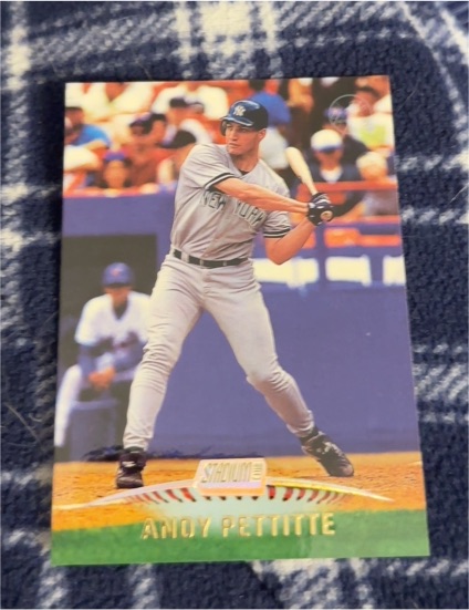 1999 Stadium Club #227 Andy Pettitte — front