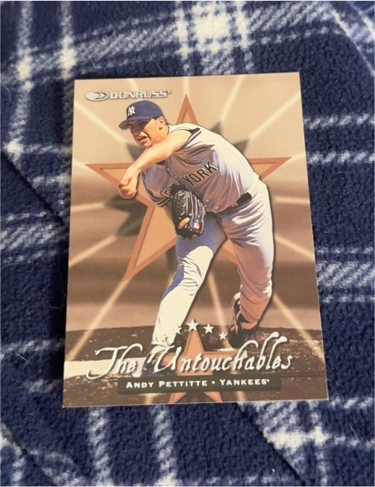 1998 Donruss The Untouchables Andy Pettitte Yankees — front