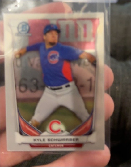 2014 Bowman Chrome Mini #302 Kyle Schwarber — front