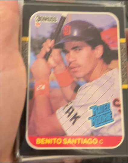 1987 Donruss #31 Benito Santiago — front