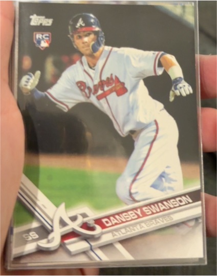 2017 Topps Chrome #8 Dansby Swanson — front