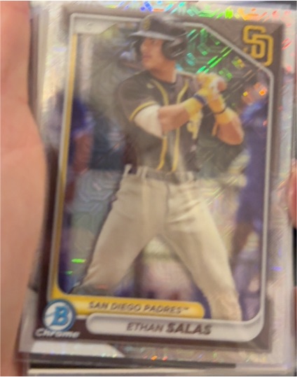 2024 Bowman Chrome #BCP-102 Ethan Salas — front