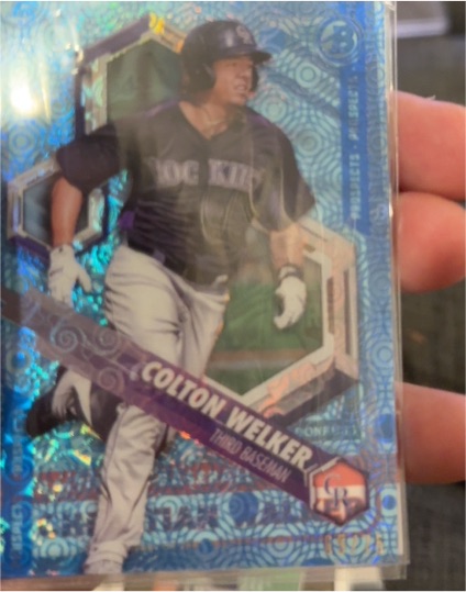 2018 Bowman High Tek Prospects #PHT-CW Colton Welker — front