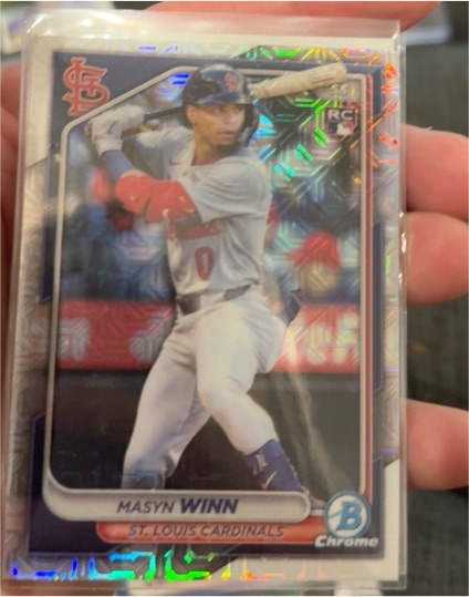 2024 Bowman Chrome #61 Masyn Winn — front