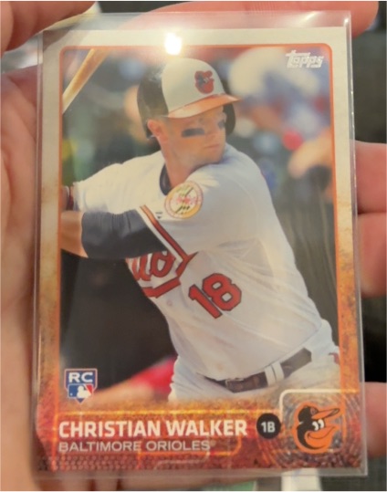 2015 Topps #549 Christian Walker — front