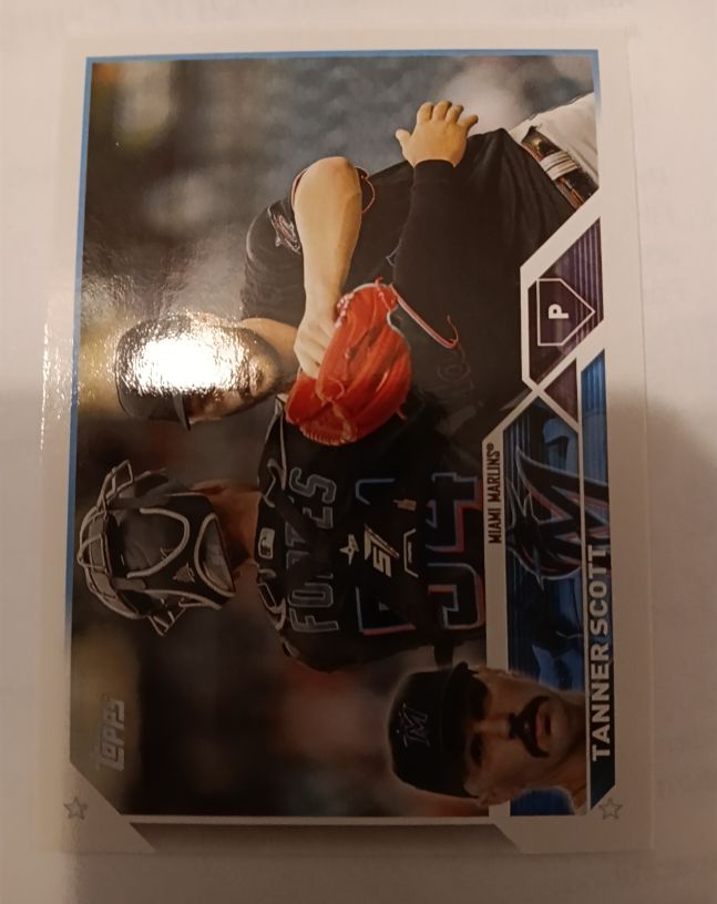2023 Topps #18 Tanner Scott — front