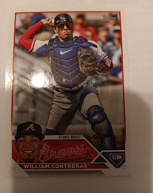 2023 Topps Series 1 #68 William Contreras — front