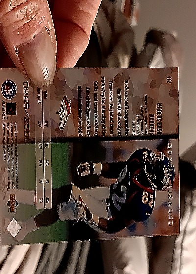1998 Upper Deck Black Diamond Rookies #119 Mikhael Ricks — back