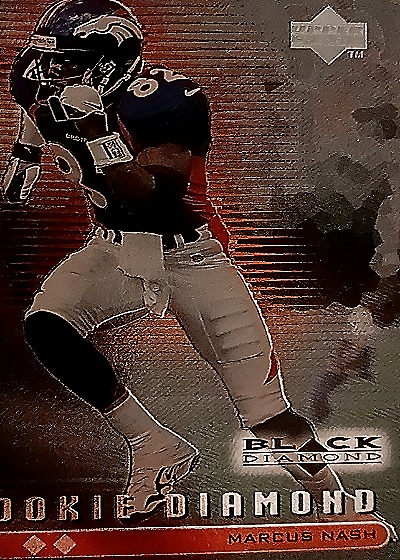 1998 Upper Deck Black Diamond #112 Marcus Nash Rookie Diamond — front