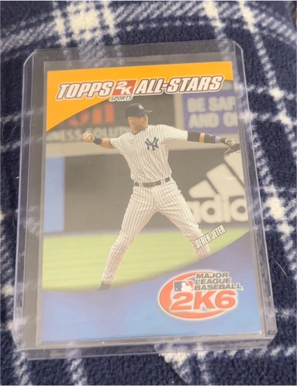 2006 Topps 2K All-Stars #1 Derek Jeter — front