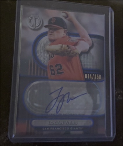 2024 Topps Tribute #TA-LWE Logan Webb — front