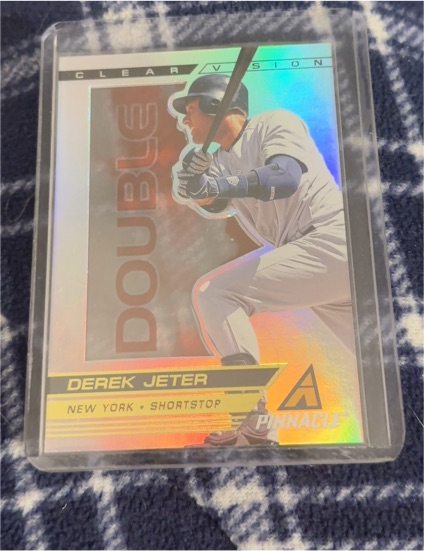2013 Pinnacle Clear Vision Double #CV1 Derek Jeter — front
