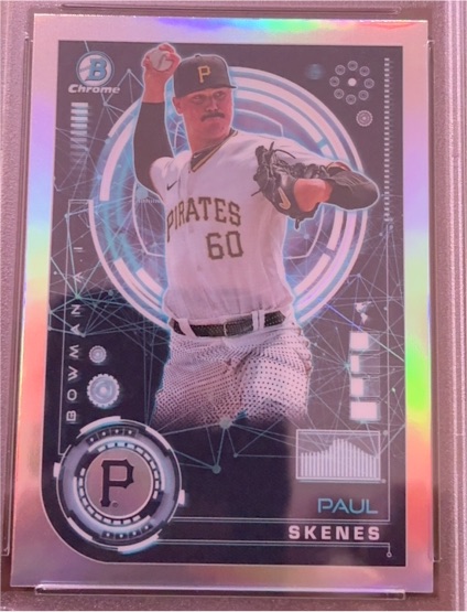 2024 Bowman Chrome #BAI-15 Paul Skenes — front