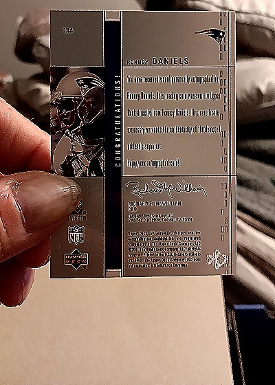 2003 Upper Deck SP Authentic #146 Rodney Daniels — back