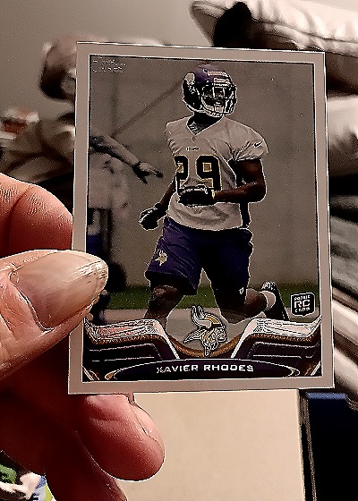 2013 Topps #102 Xavier Rhodes — front