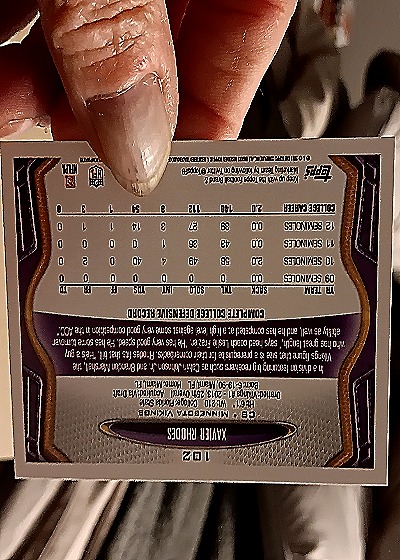 2013 Topps #102 Xavier Rhodes — back