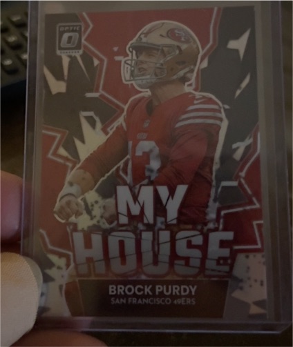 2022 Donruss Optic #MH-10 Brock Purdy My House Silver Prizm Rookie — front