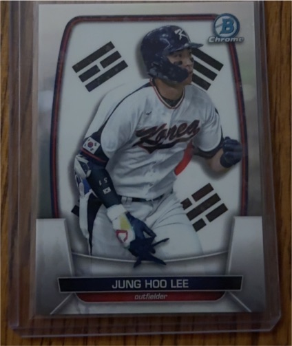 2023 Bowman Chrome WBC #WBC-56 Jung Hoo Lee — front